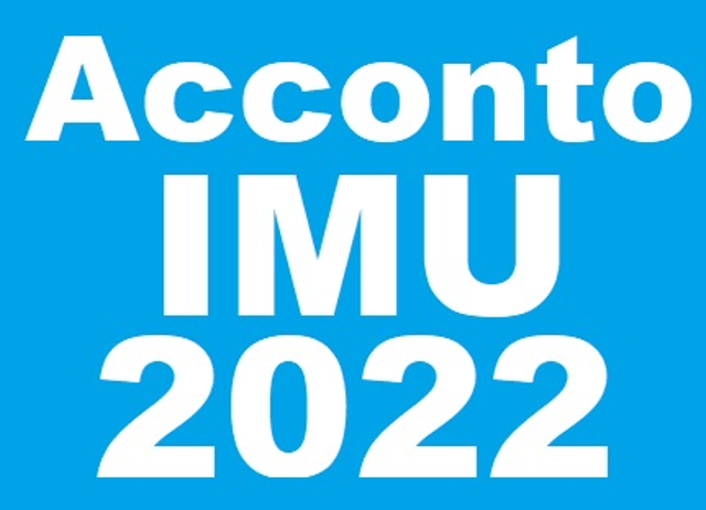 Acconto IMU 2022